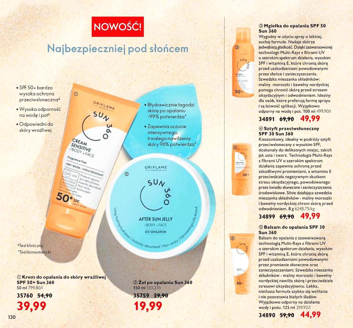 Gazetka promocyjna Oriflame str. 130