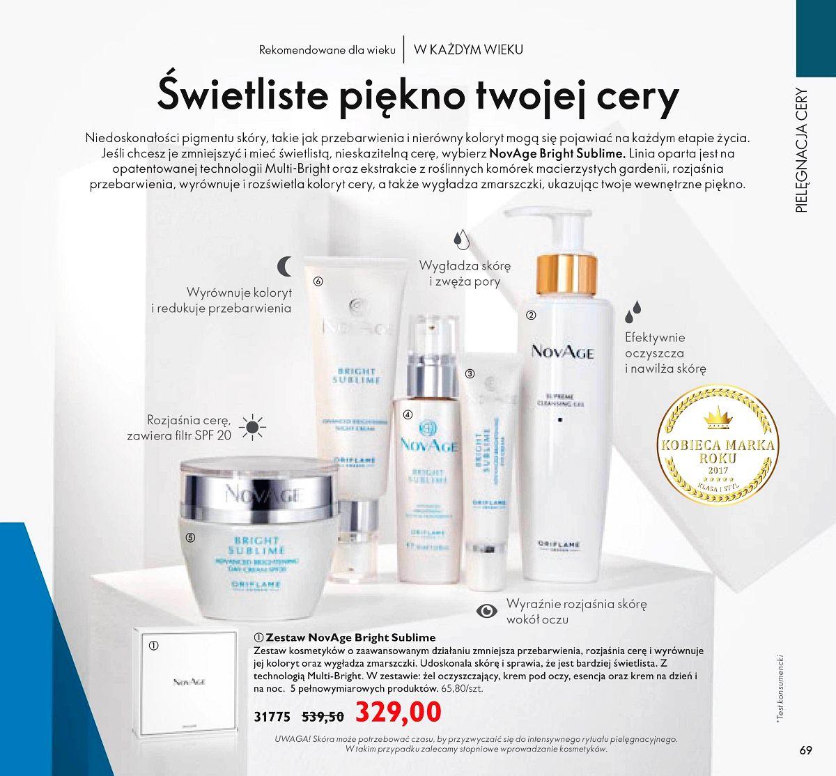 Gazetka promocyjna Oriflame str. 69