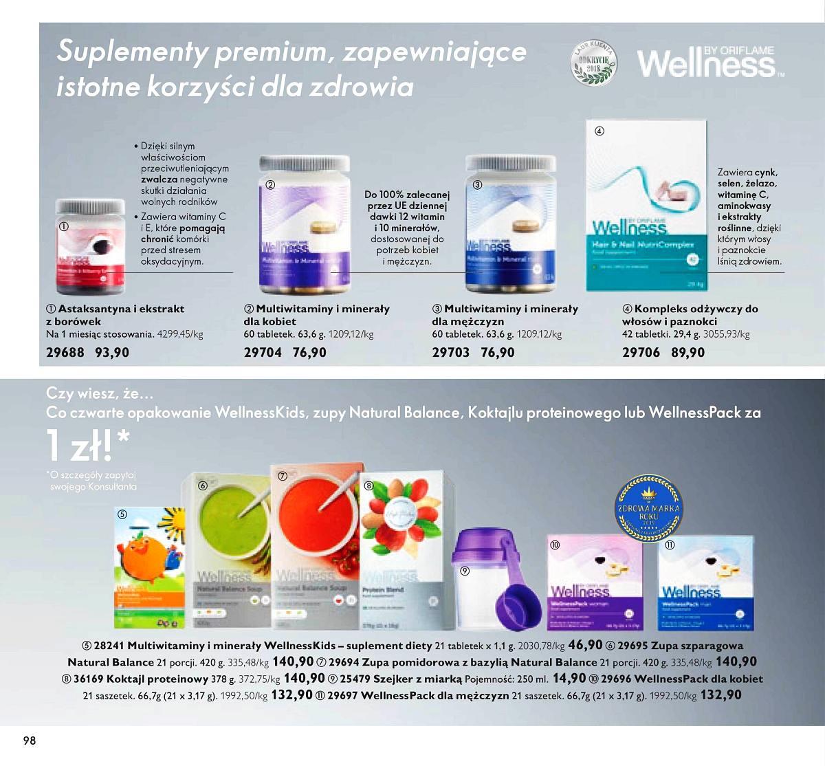 Gazetka promocyjna Oriflame str. 98