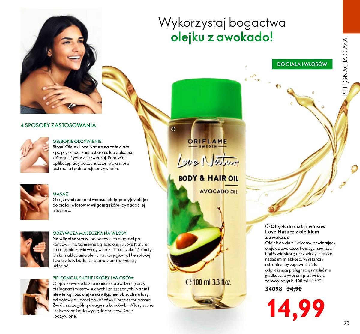 Gazetka promocyjna Oriflame str. 73