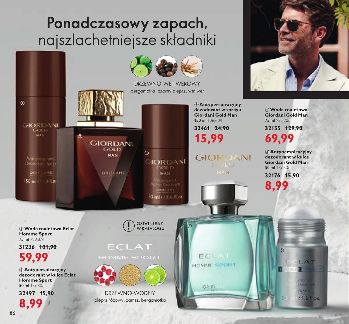 Gazetka promocyjna Oriflame str. 86