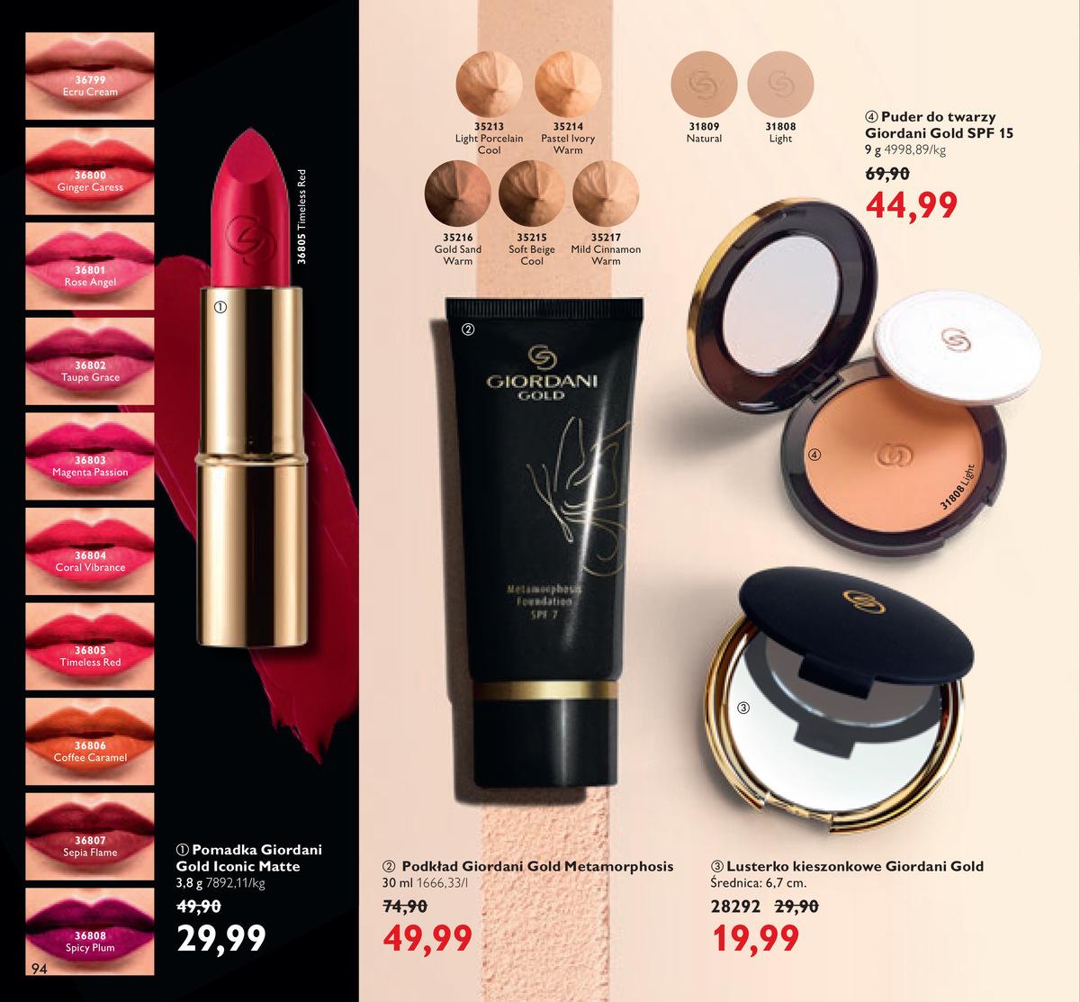 Gazetka promocyjna Oriflame str. 94