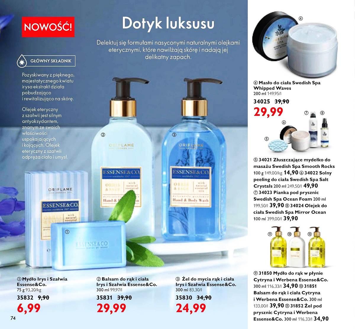 Gazetka promocyjna Oriflame str. 74