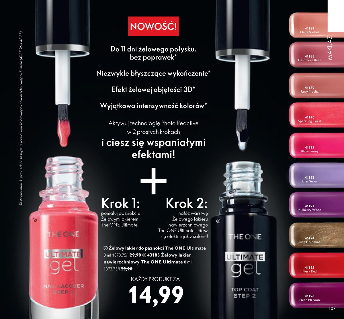 Gazetka promocyjna Oriflame str. 107