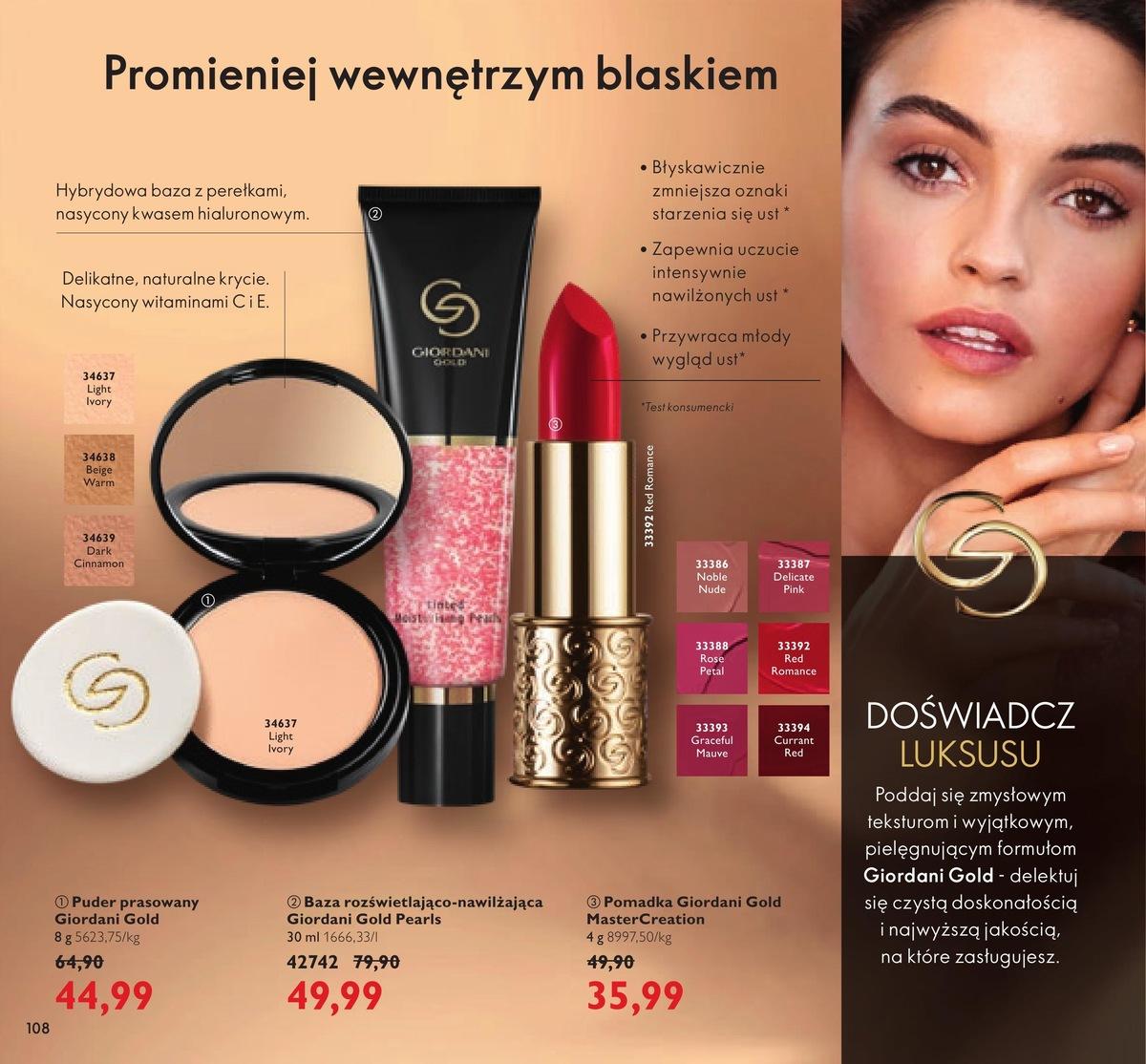 Gazetka promocyjna Oriflame str. 108