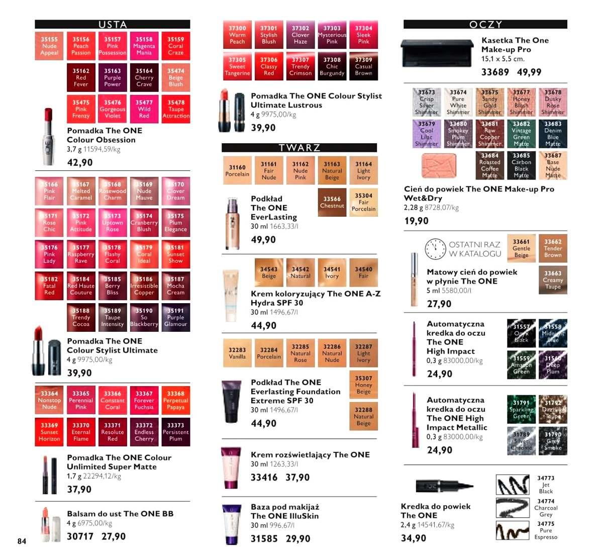 Gazetka promocyjna Oriflame str. 84