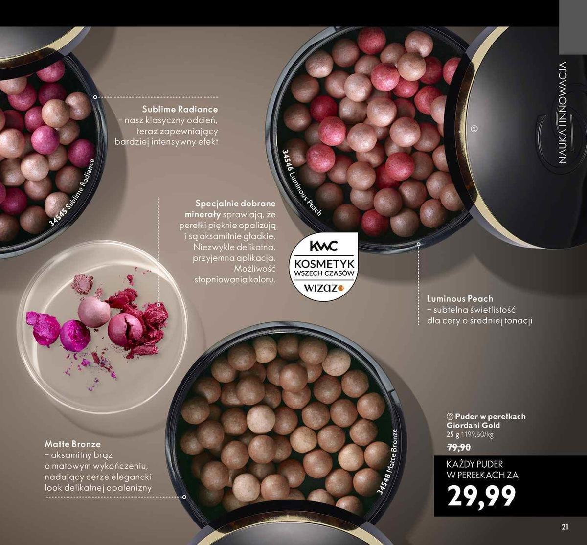 Gazetka promocyjna Oriflame str. 21