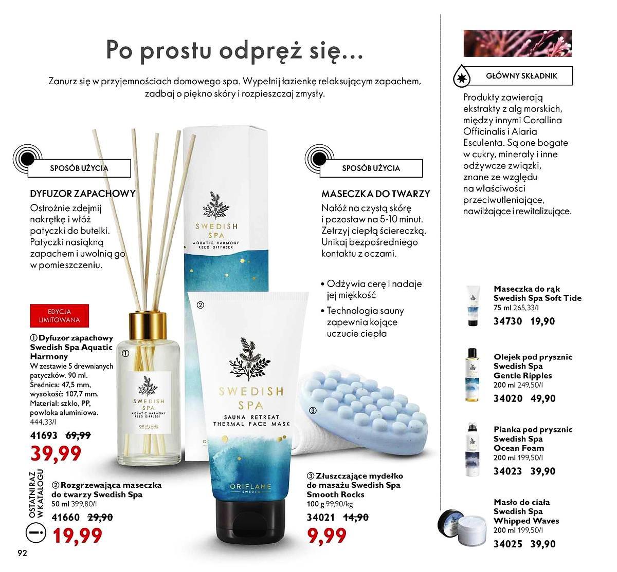 Gazetka promocyjna Oriflame str. 92