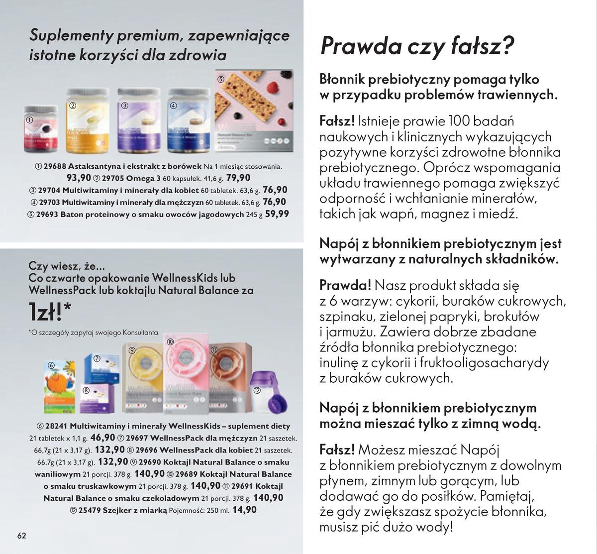 Gazetka promocyjna Oriflame str. 62