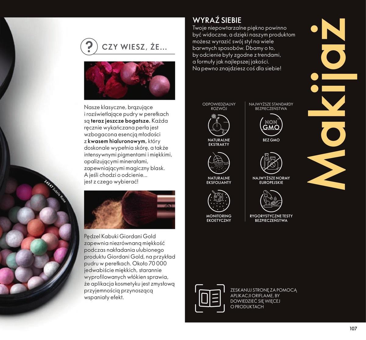 Gazetka promocyjna Oriflame str. 107