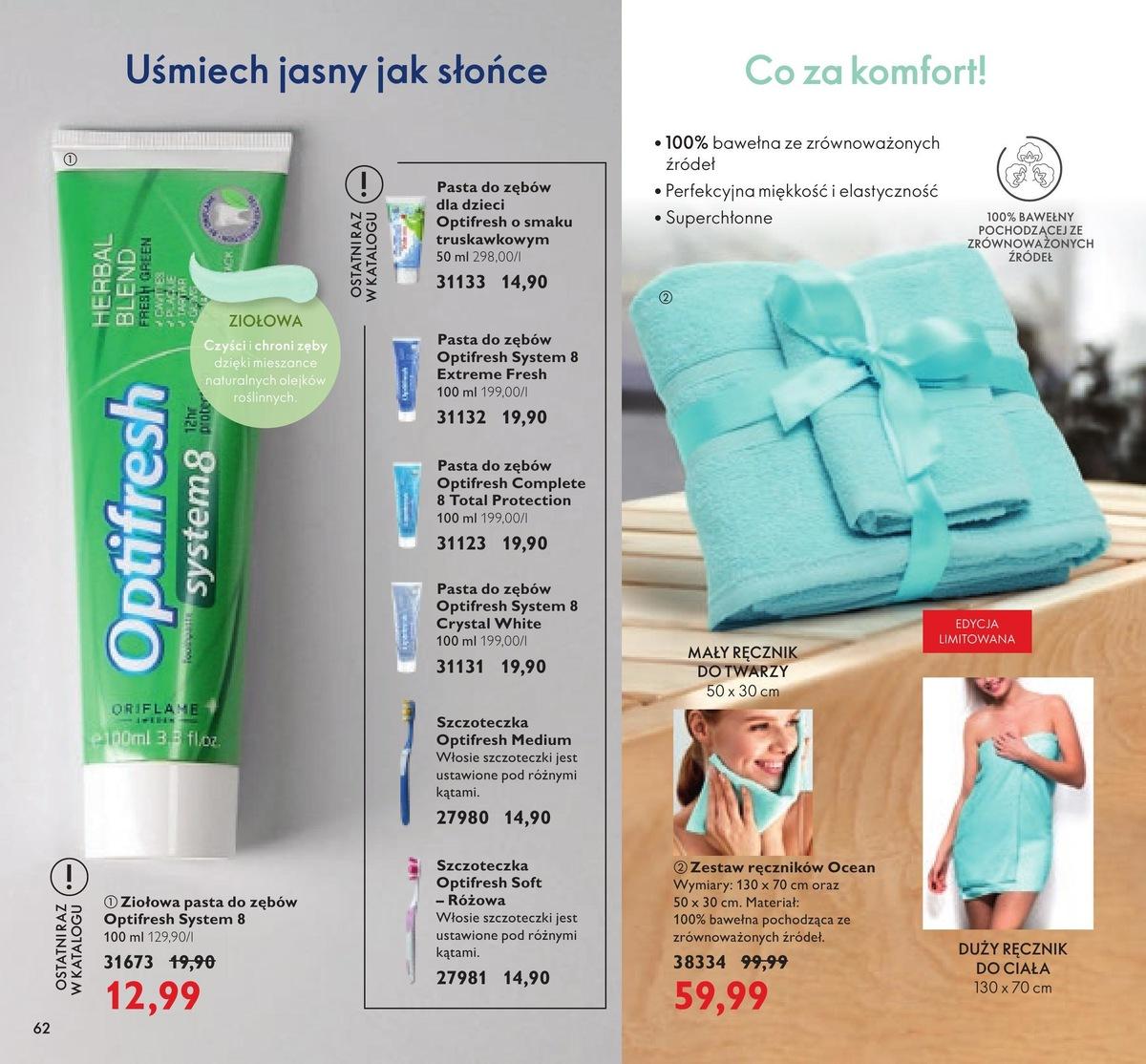 Gazetka promocyjna Oriflame str. 62