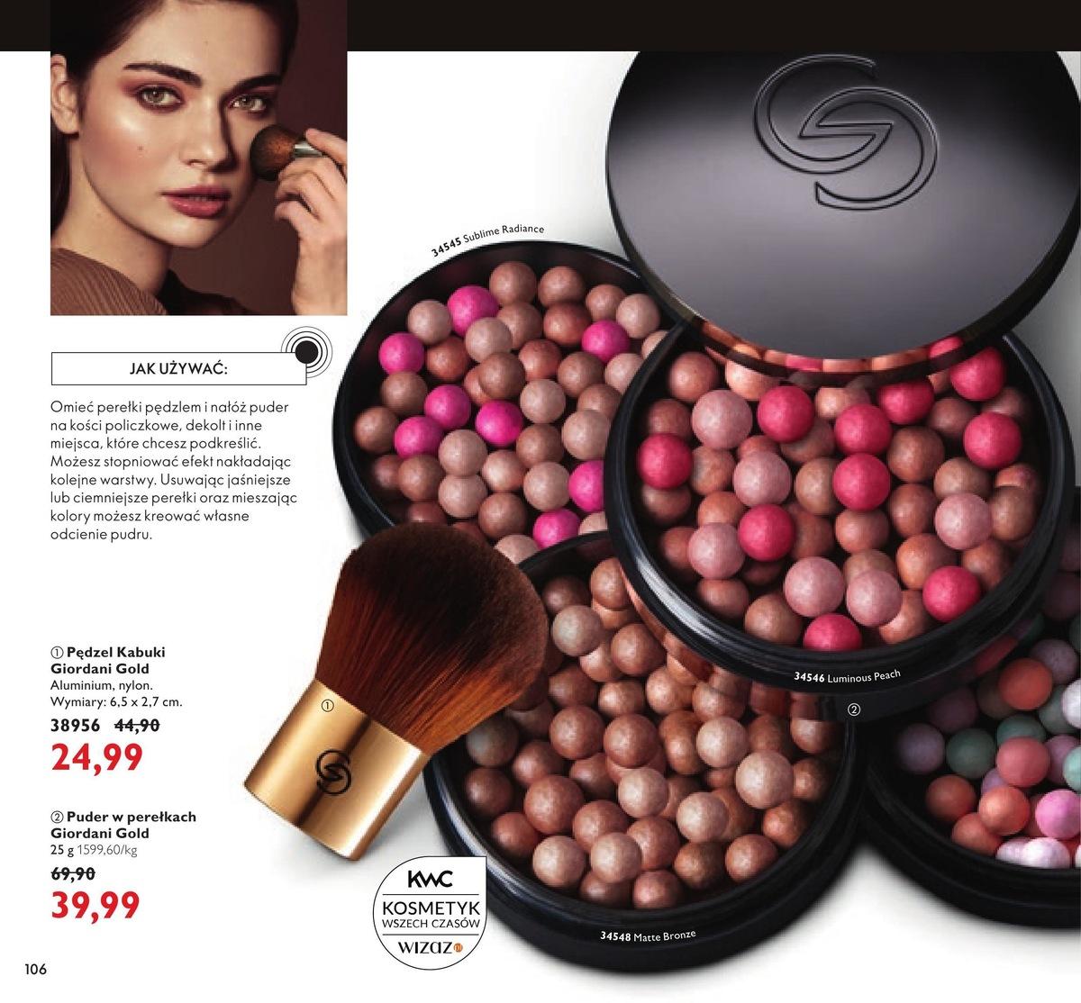 Gazetka promocyjna Oriflame str. 106