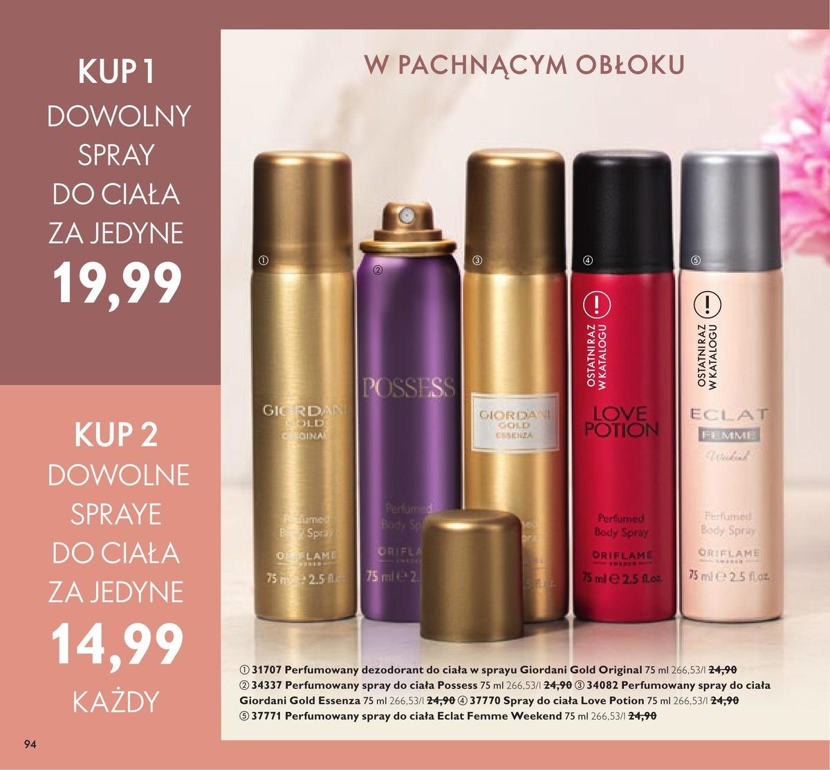 Gazetka promocyjna Oriflame str. 94