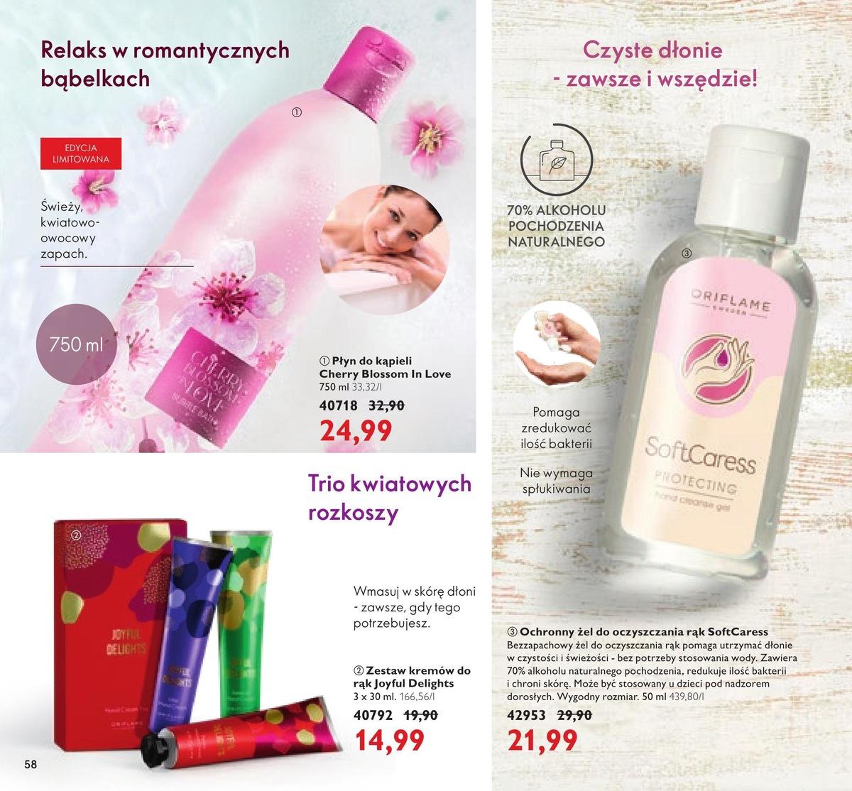 Gazetka promocyjna Oriflame str. 58