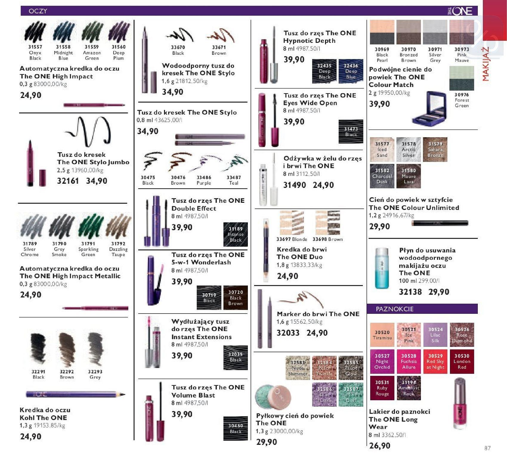 Gazetka promocyjna Oriflame str. 87