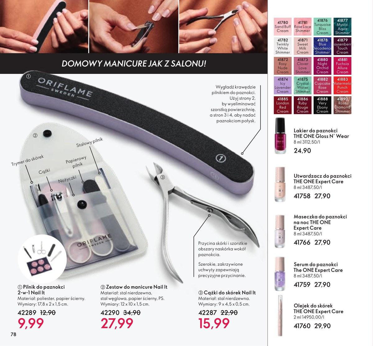 Gazetka promocyjna Oriflame str. 78