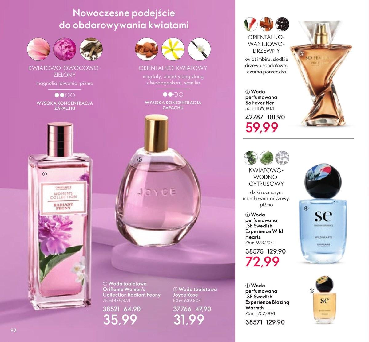 Gazetka promocyjna Oriflame str. 92