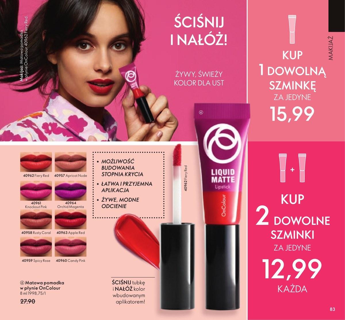 Gazetka promocyjna Oriflame str. 83