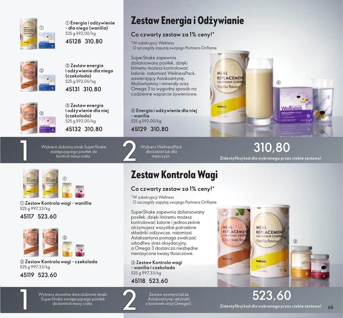 Gazetka promocyjna Oriflame str. 65