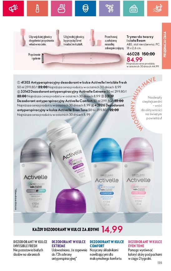 Gazetka promocyjna Oriflame str. 135