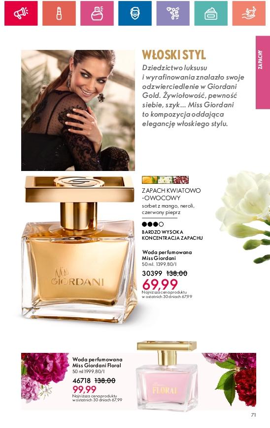 Gazetka promocyjna Oriflame str. 71