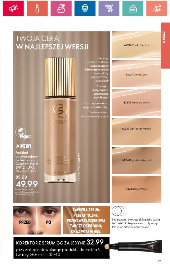 Gazetka promocyjna Oriflame str. 39