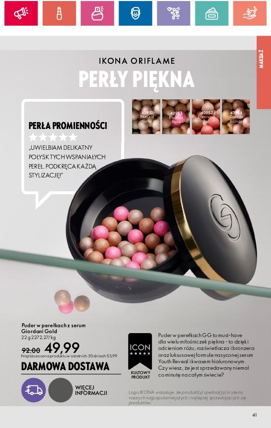 Gazetka promocyjna Oriflame str. 41