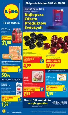 Lidl gazetka - od 08/06/2026 do 10/06/2026