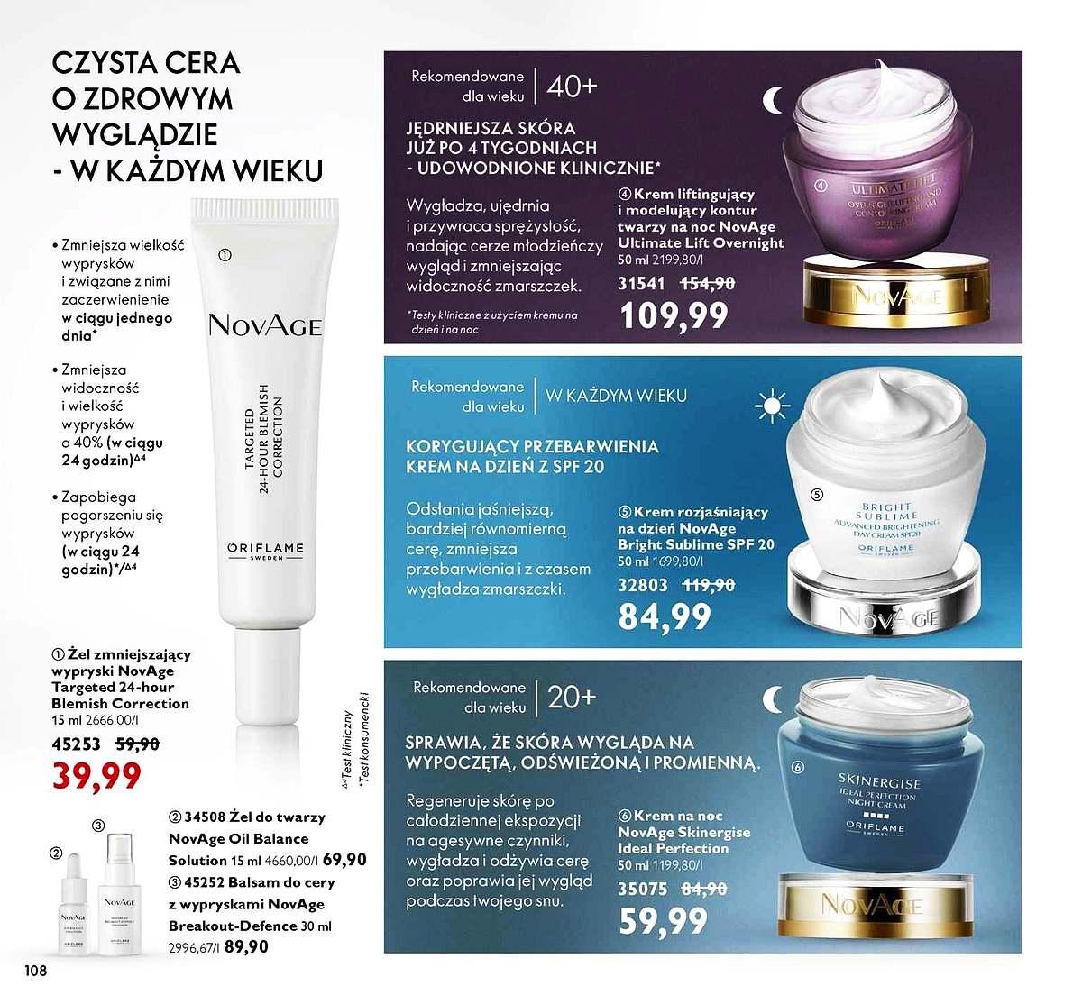 Gazetka promocyjna Oriflame str. 108