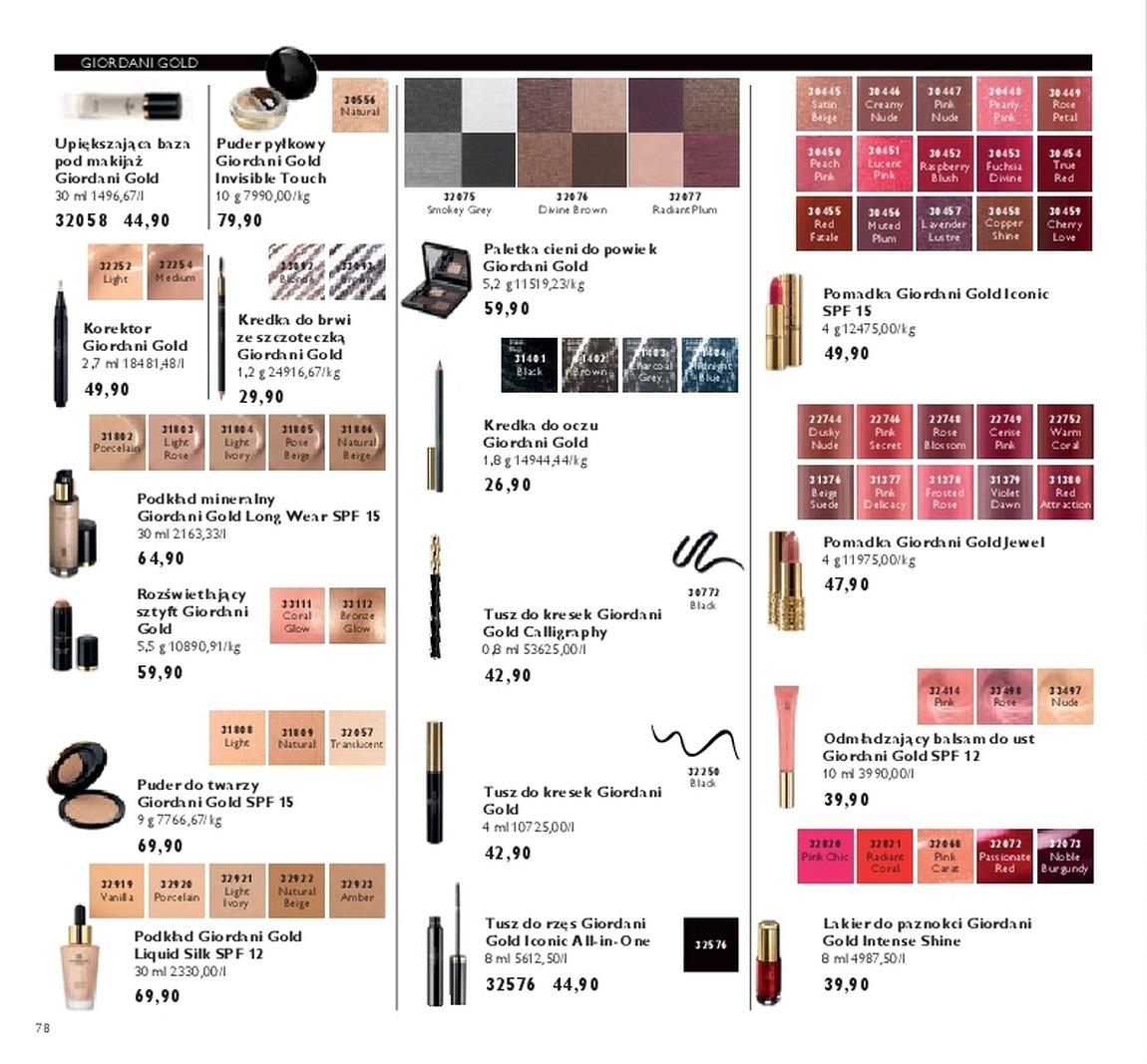 Gazetka promocyjna Oriflame str. 78