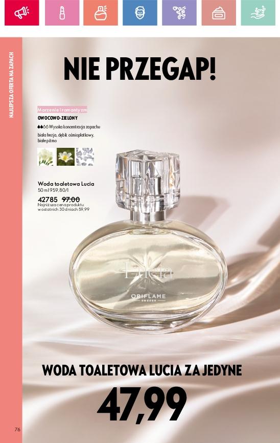 Gazetka promocyjna Oriflame str. 76