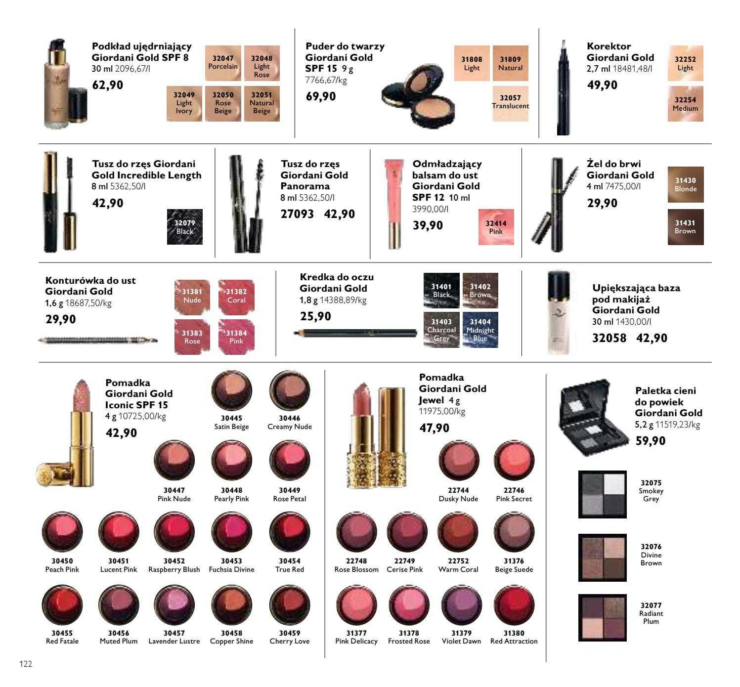 Gazetka promocyjna Oriflame str. 122