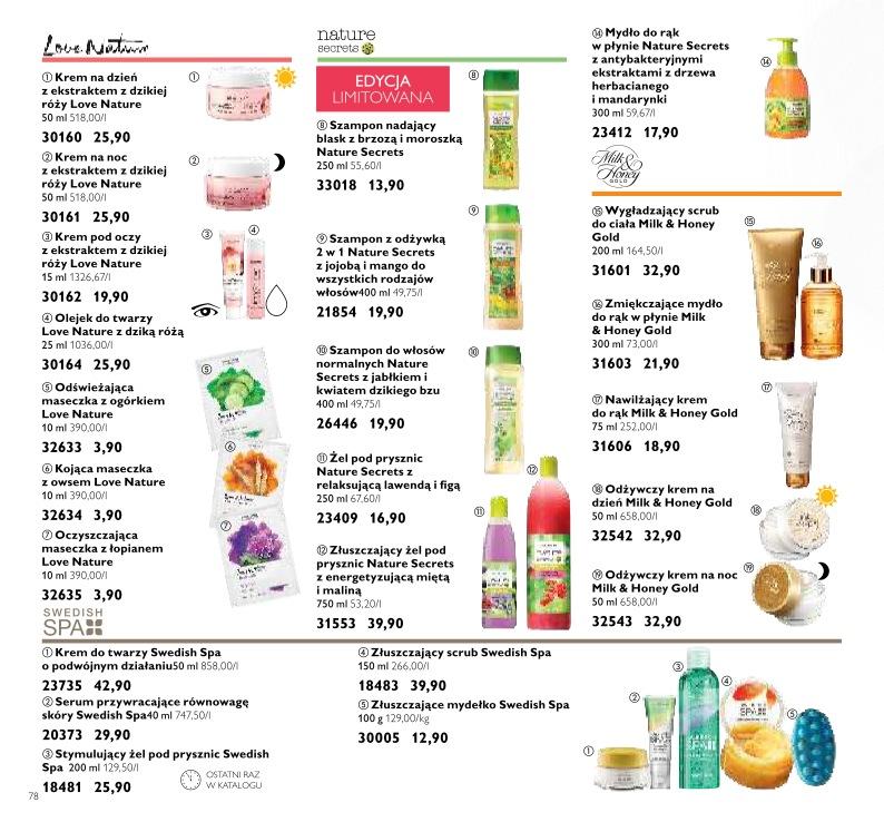Gazetka promocyjna Oriflame str. 78