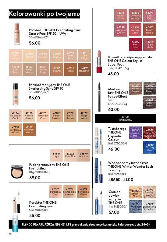 Gazetka promocyjna Oriflame str. 50