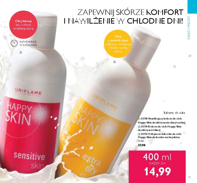 Gazetka promocyjna Oriflame str. 71