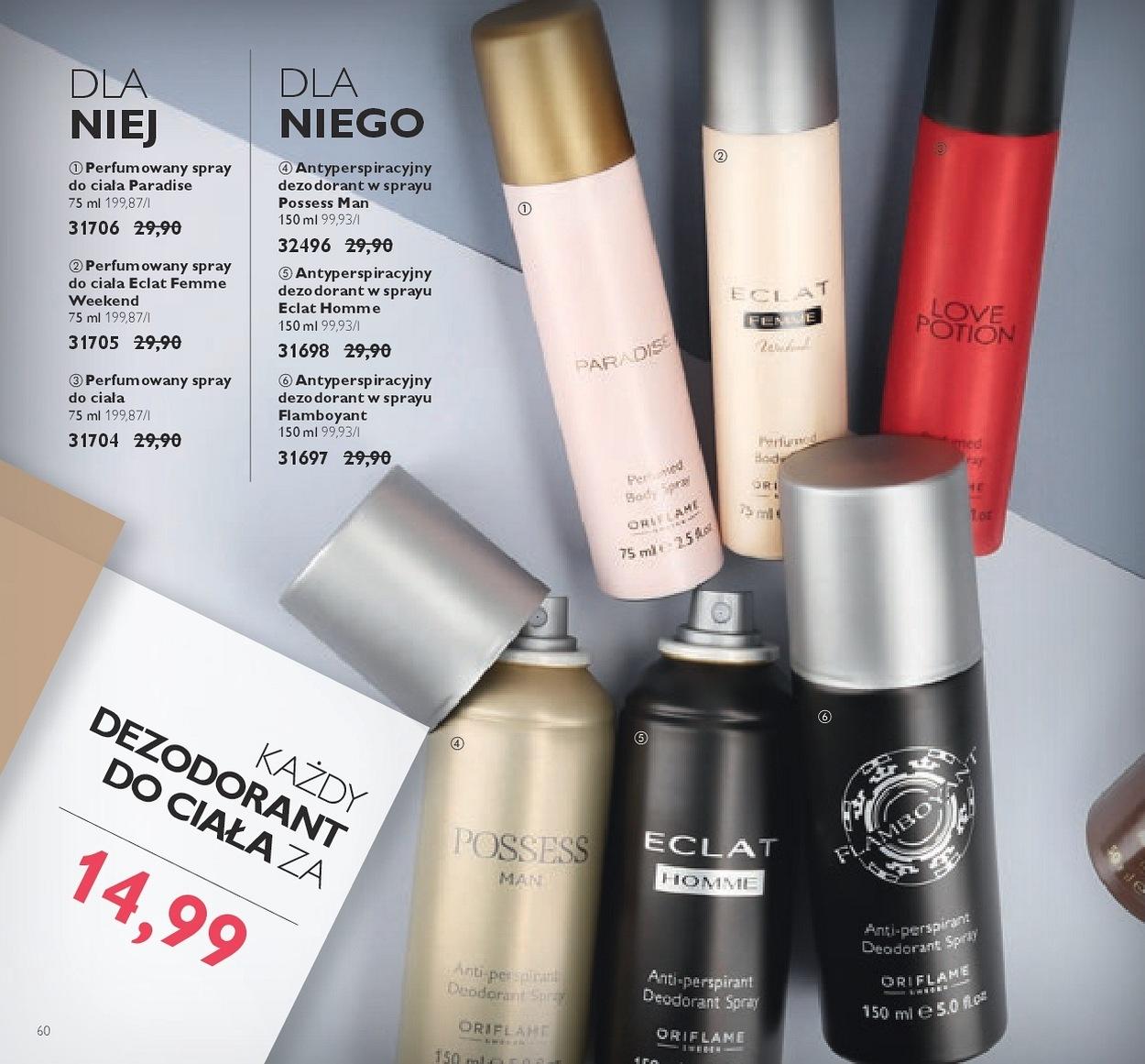 Gazetka promocyjna Oriflame str. 60