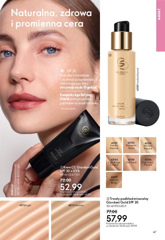 Gazetka promocyjna Oriflame str. 47