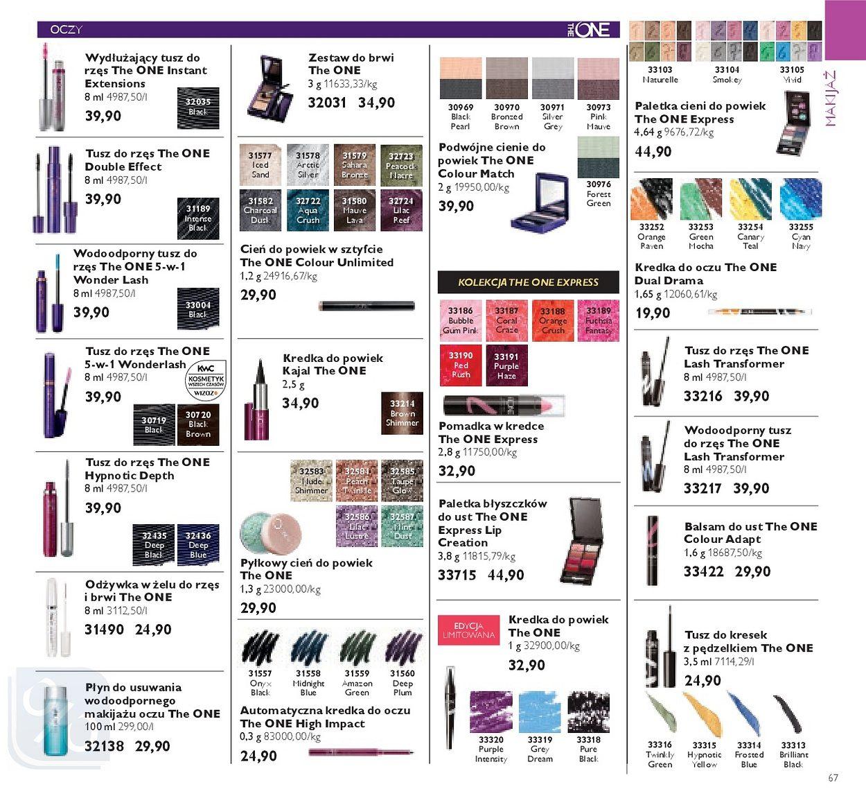 Gazetka promocyjna Oriflame str. 67