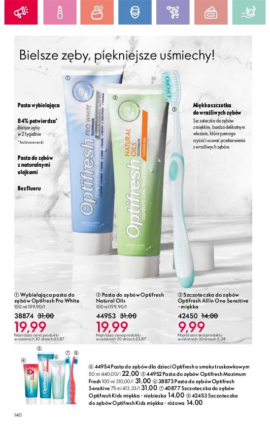 Gazetka promocyjna Oriflame str. 140