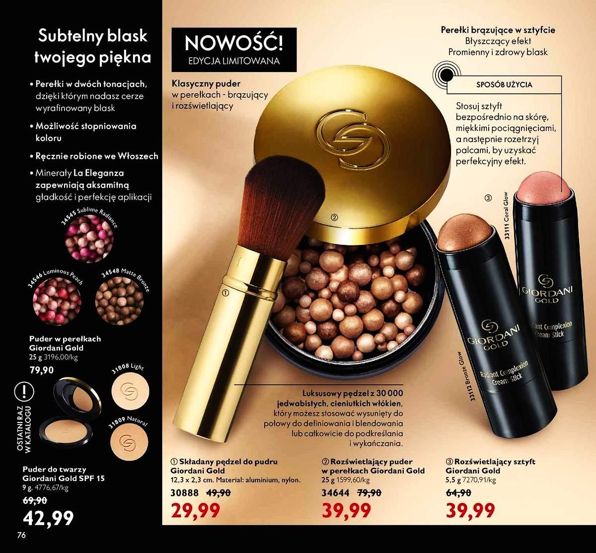 Gazetka promocyjna Oriflame str. 76