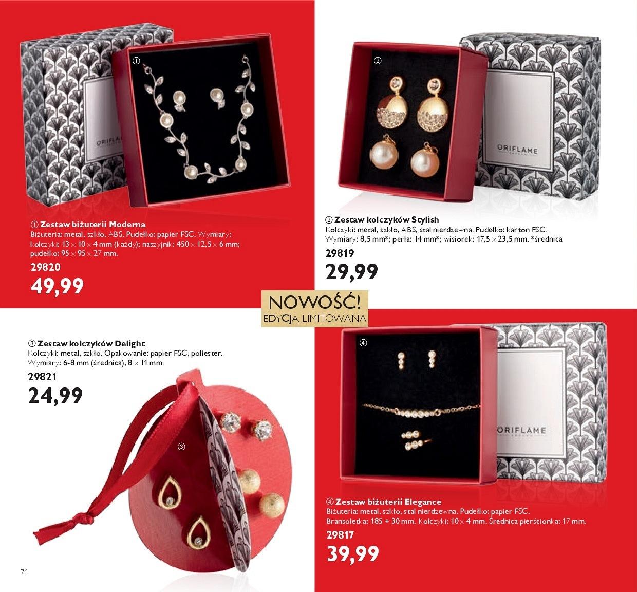 Gazetka promocyjna Oriflame str. 74