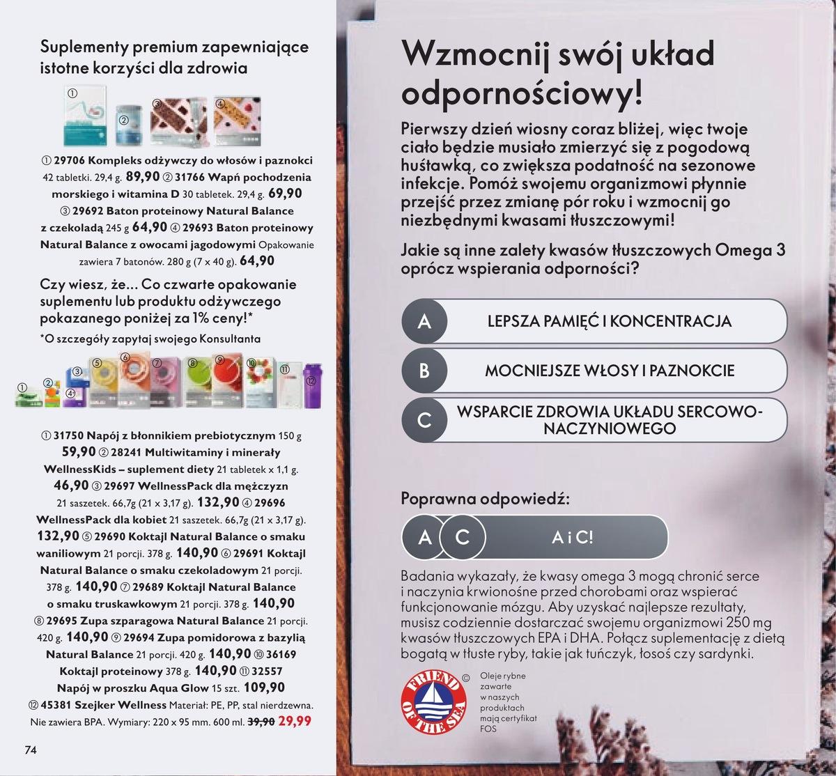 Gazetka promocyjna Oriflame str. 74