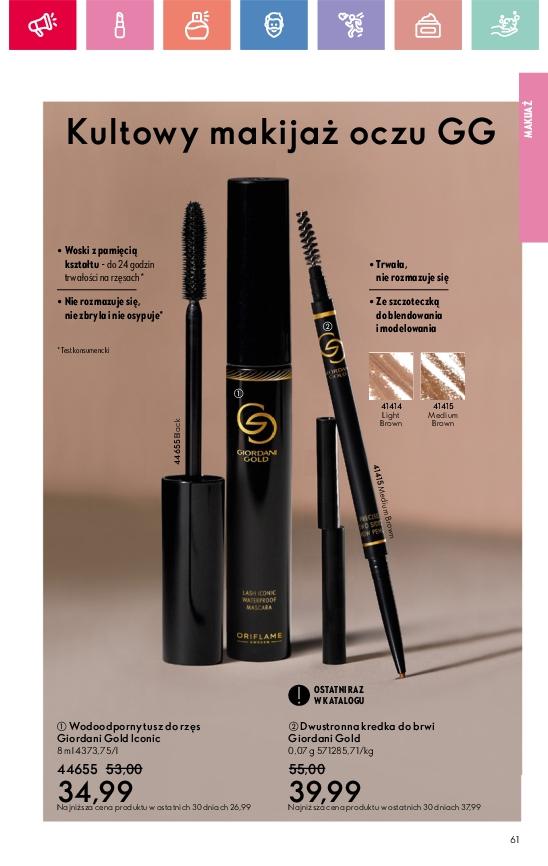 Gazetka promocyjna Oriflame str. 61