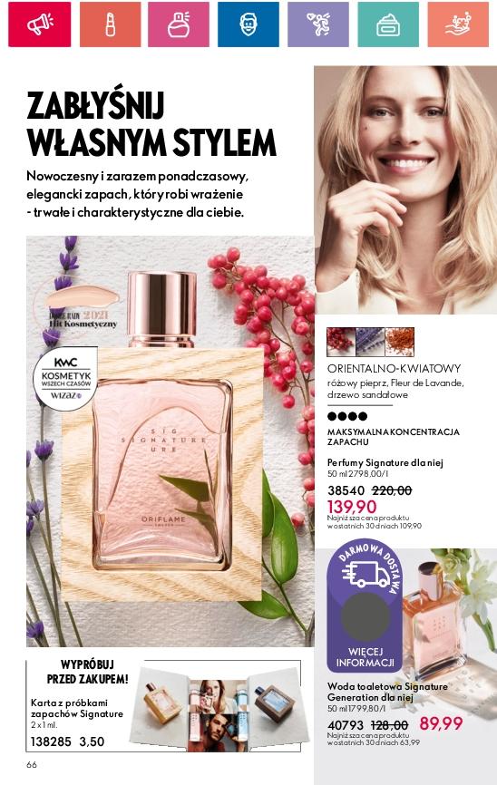 Gazetka promocyjna Oriflame str. 66