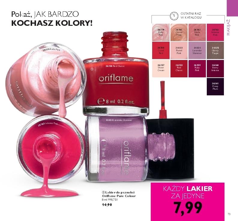 Gazetka promocyjna Oriflame str. 73