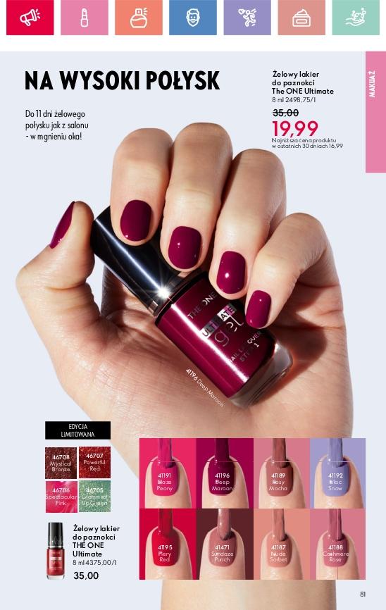 Gazetka promocyjna Oriflame str. 81