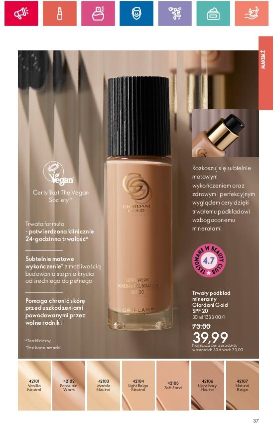 Gazetka promocyjna Oriflame str. 37