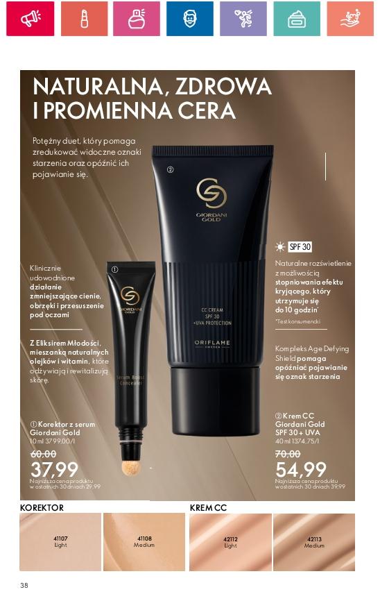 Gazetka promocyjna Oriflame str. 38