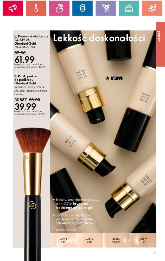 Gazetka promocyjna Oriflame str. 71