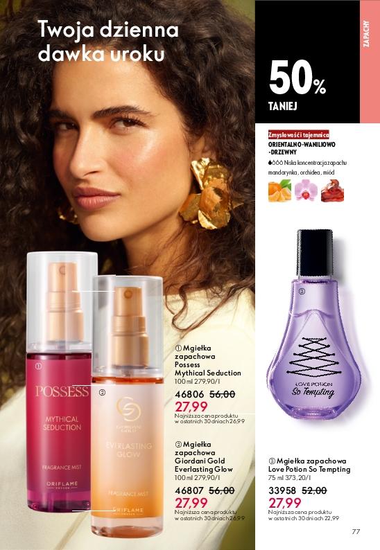 Gazetka promocyjna Oriflame str. 77